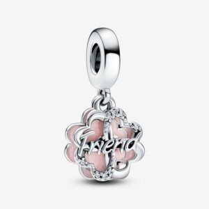 C265.jpg Charm Plata 925 - Colgante Friend Rosa Infinito