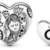 Charm Plata 925 - Corazón Distroller Virgen de Guadalupe