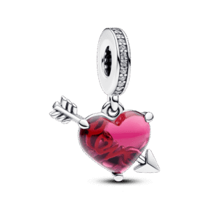 C268.png Charm Plata 925 - Corazon Flecha Cupido
