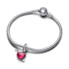 Charm Plata 925 - Corazon Flecha Cupido