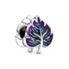 C3.jpg Charm Plata 925 - de hoja morada y verde