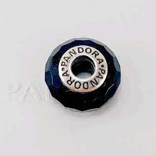 Charm Plata 925 - separador murano azul fuerte