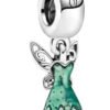 Charm Plata 925 - vestido Tinkerbell