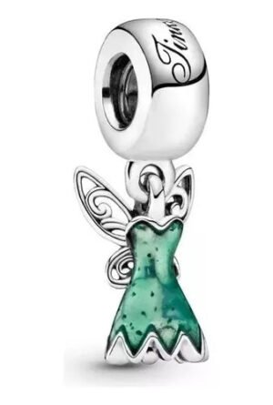 Charm Plata 925 - vestido Tinkerbell