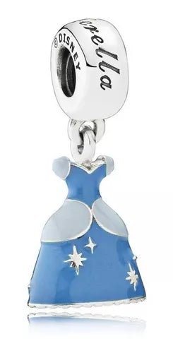 Charm Plata 925 - vestido Princesa Cenicienta