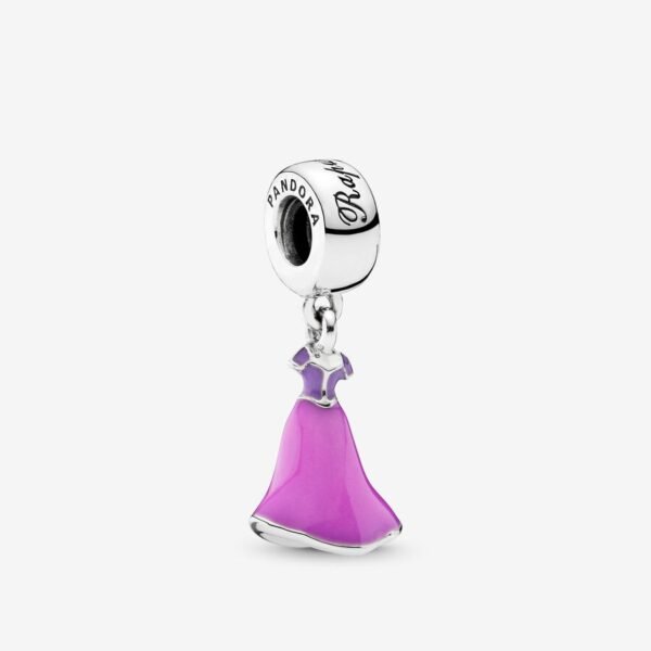 C48.jpg Charm Plata 925 - vestido Princesa Rapunzel