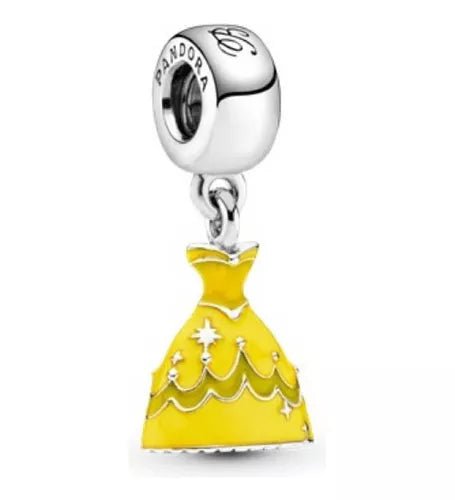 Charm Plata 925 - vestido Princesa Bella