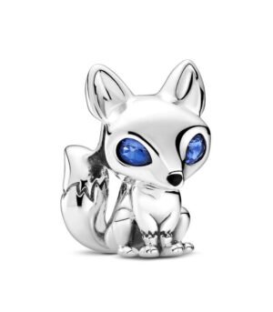 Charm Plata 925 - zorro ojos azules