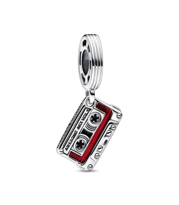 C64.jpg Charm Plata 925 - Colgante Cassette de Guardianes de la Galaxia de Marvel
