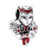Charm Plata 925 - Bruja Escarlata de Marvel