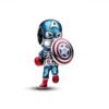 C73.1.jpg Charm Plata 925 - Spiderman Capitán América de Marvel