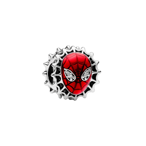 Charm Plata 925 - Spiderman Redondo