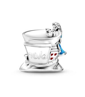 Charm Plata 925 - Alicia en el país de las Maravillas & fiesta del té del Sombrerero Loco