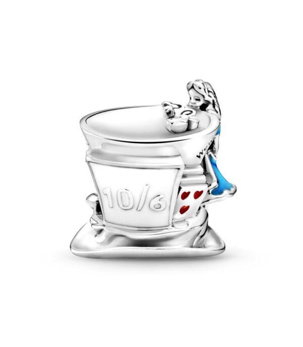 C79.jpg Charm Plata 925 - Alicia en el país de las Maravillas & fiesta del té del Sombrerero Loco