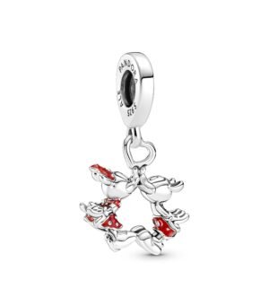 Charm Plata 925 - Mickey y Minnie Beso