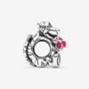 Charm Plata 925 - Tigger de Winnie Pooh con flor rosa