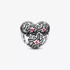 Charm Plata 925 - Corazón Keith Haring