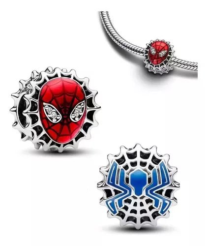 Charm Plata 925 - Spiderman Redondo