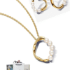 Sintitulo.png SET DE COLLAR + ARETES EN PLATA 925 - COLLAR CÍRCULO FORMA ORGÁNICA EN PAVÉ