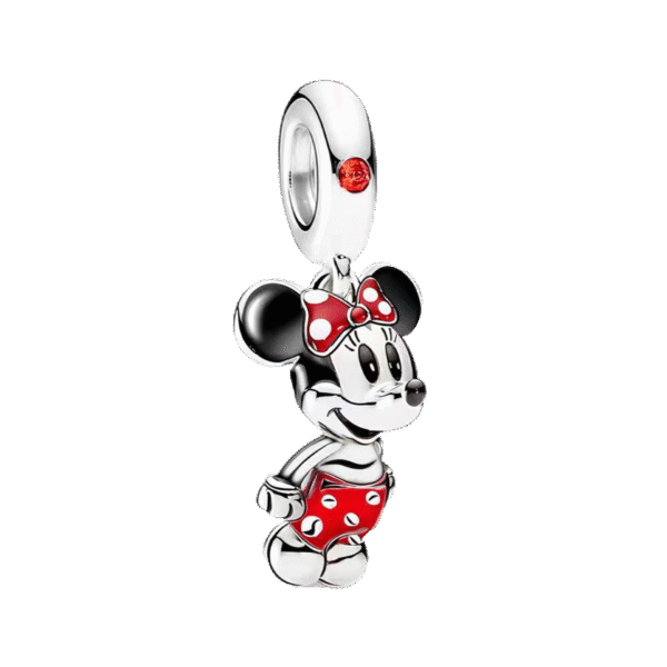 Charm Plata 925 - Minnie Mouse Retro