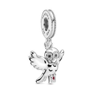 Charm Plata 925 - colgante Búho Hedwig de Harry Potter