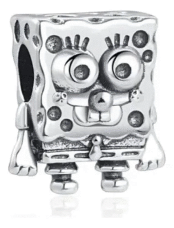 Charm Bob Esponja Plata 925