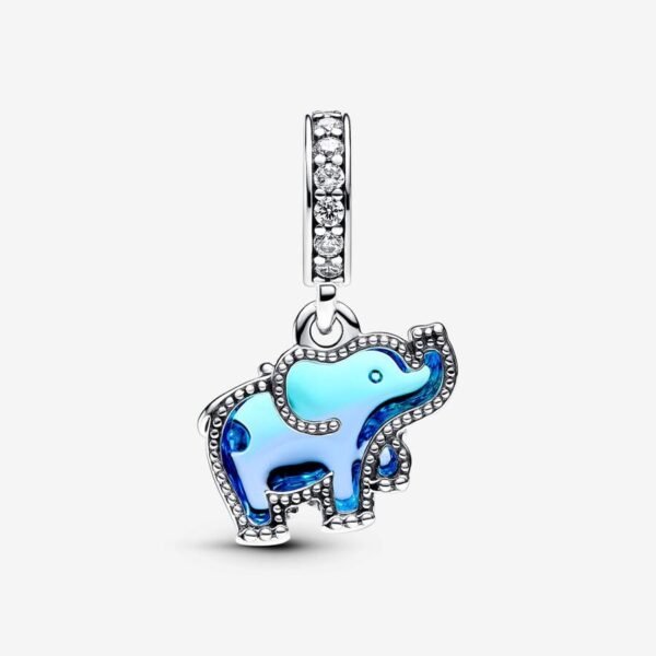 Charm elefante azul